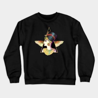 Goddess Nefertiti Ancient Egyptian Crewneck Sweatshirt